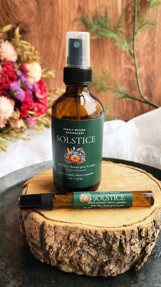 Solstice - Crystal Infused Body Mist NEW!