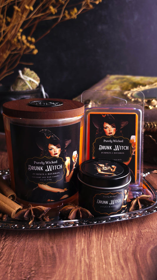 Drunk Witch Luxury Soy Candle - Fall Collection