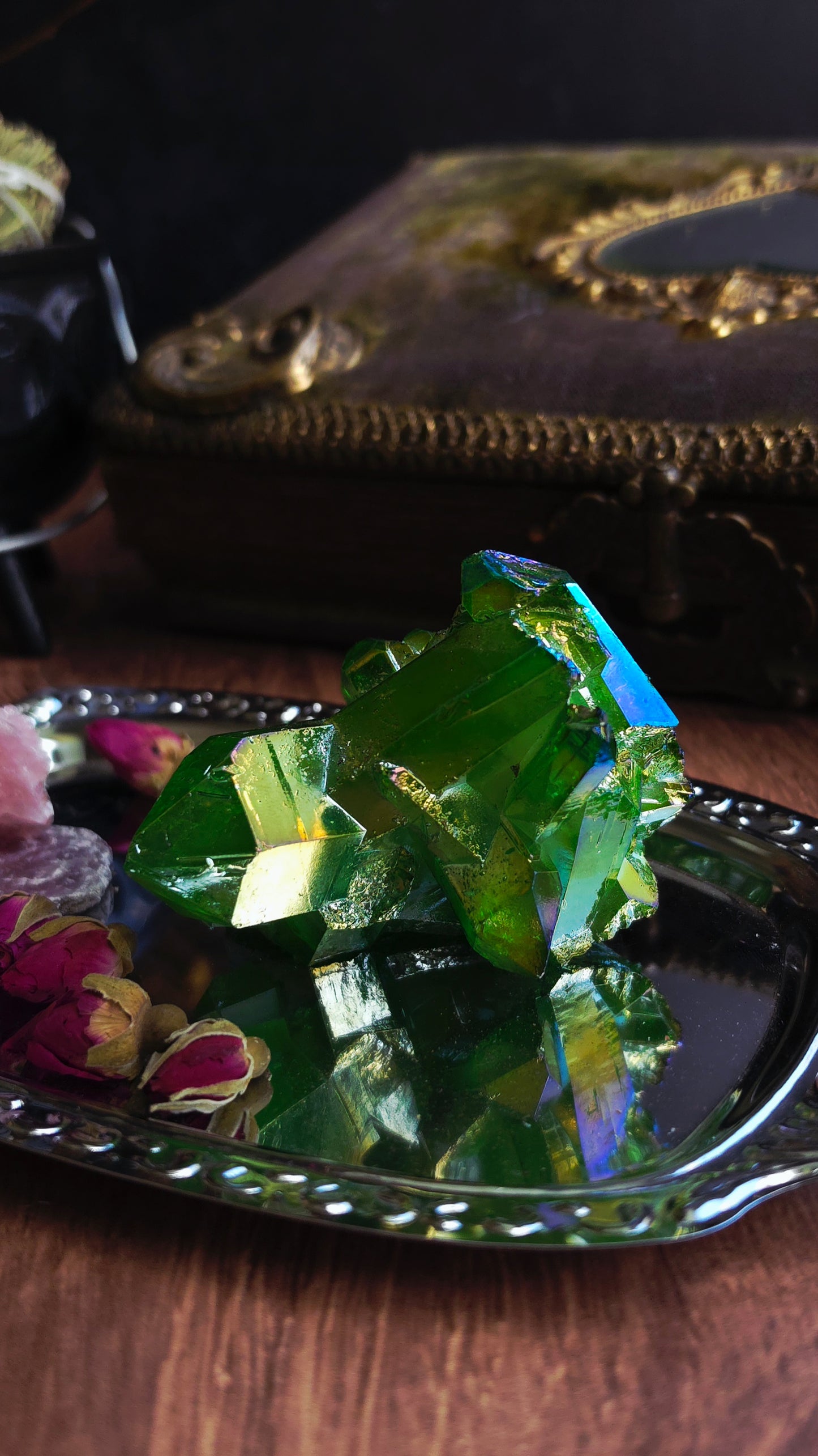 Aura Quartz Clusters