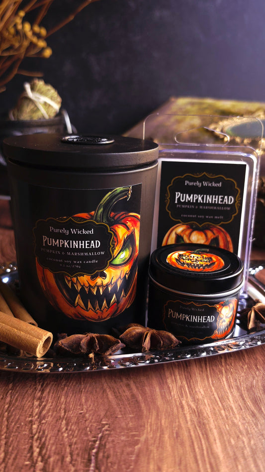 Pumpkinhead Luxury Soy Candle - Fall Collection