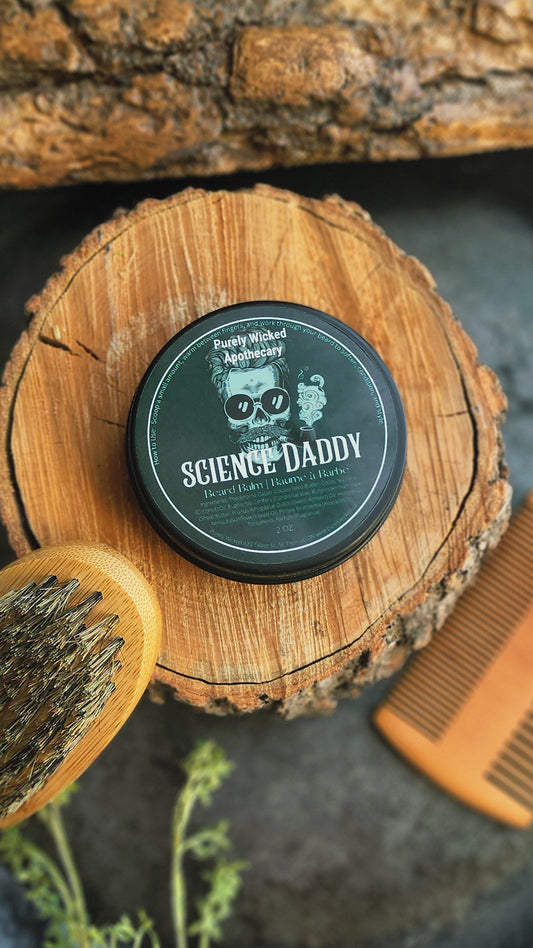 Science Daddy (Rain + Bergamot) Beard Balm