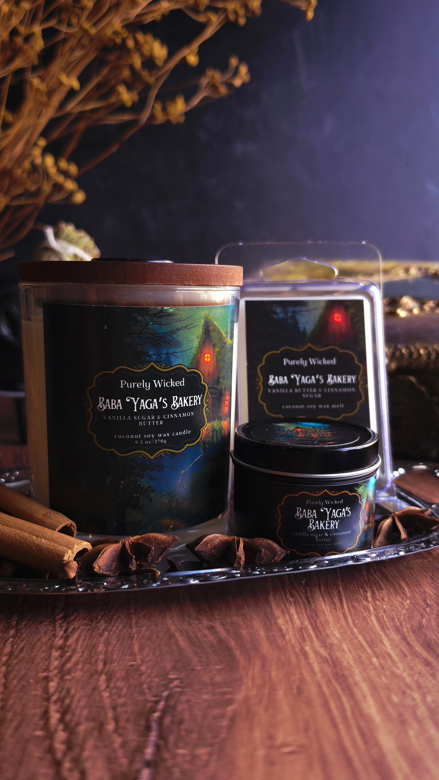 Baba Yaga's Bakery - Fall Collection Wooden Wick Candle