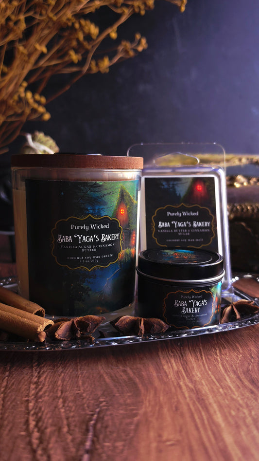 Baba Yaga's Bakery - Fall Collection Wooden Wick Candle