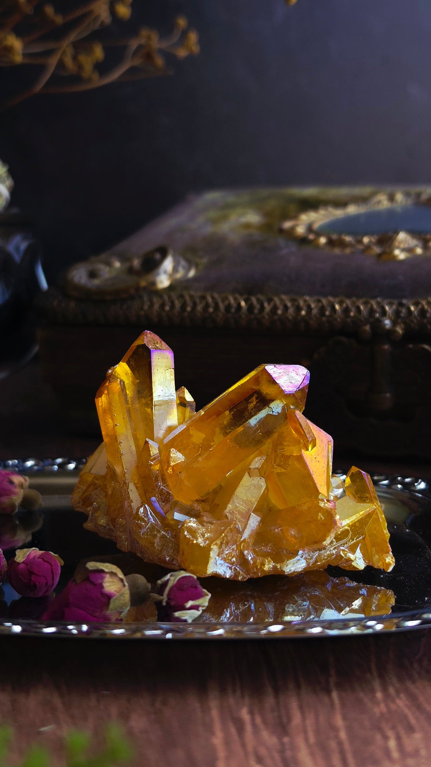 Aura Quartz Clusters