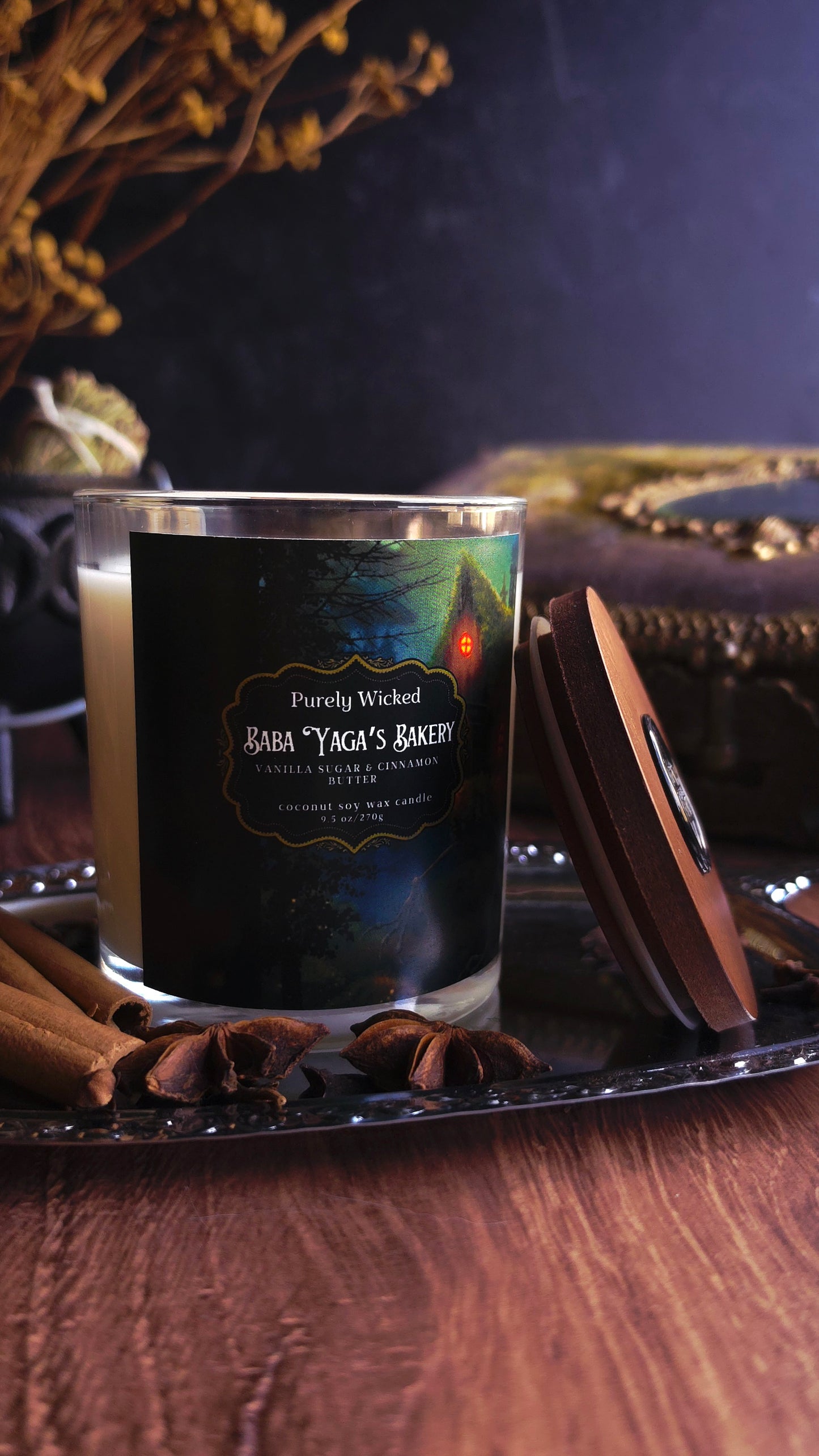 Baba Yaga's Bakery - Fall Collection Wooden Wick Candle