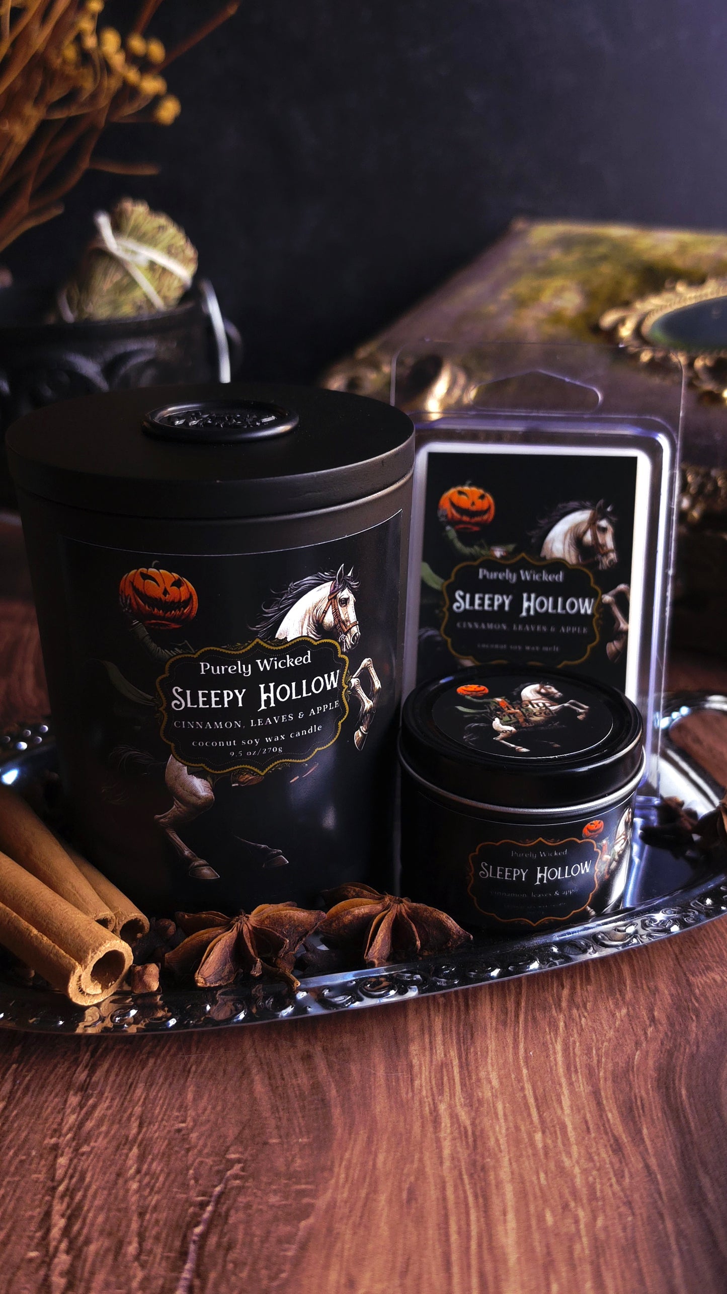 Sleepy Hollow Luxury Soy Candle - Fall Collection