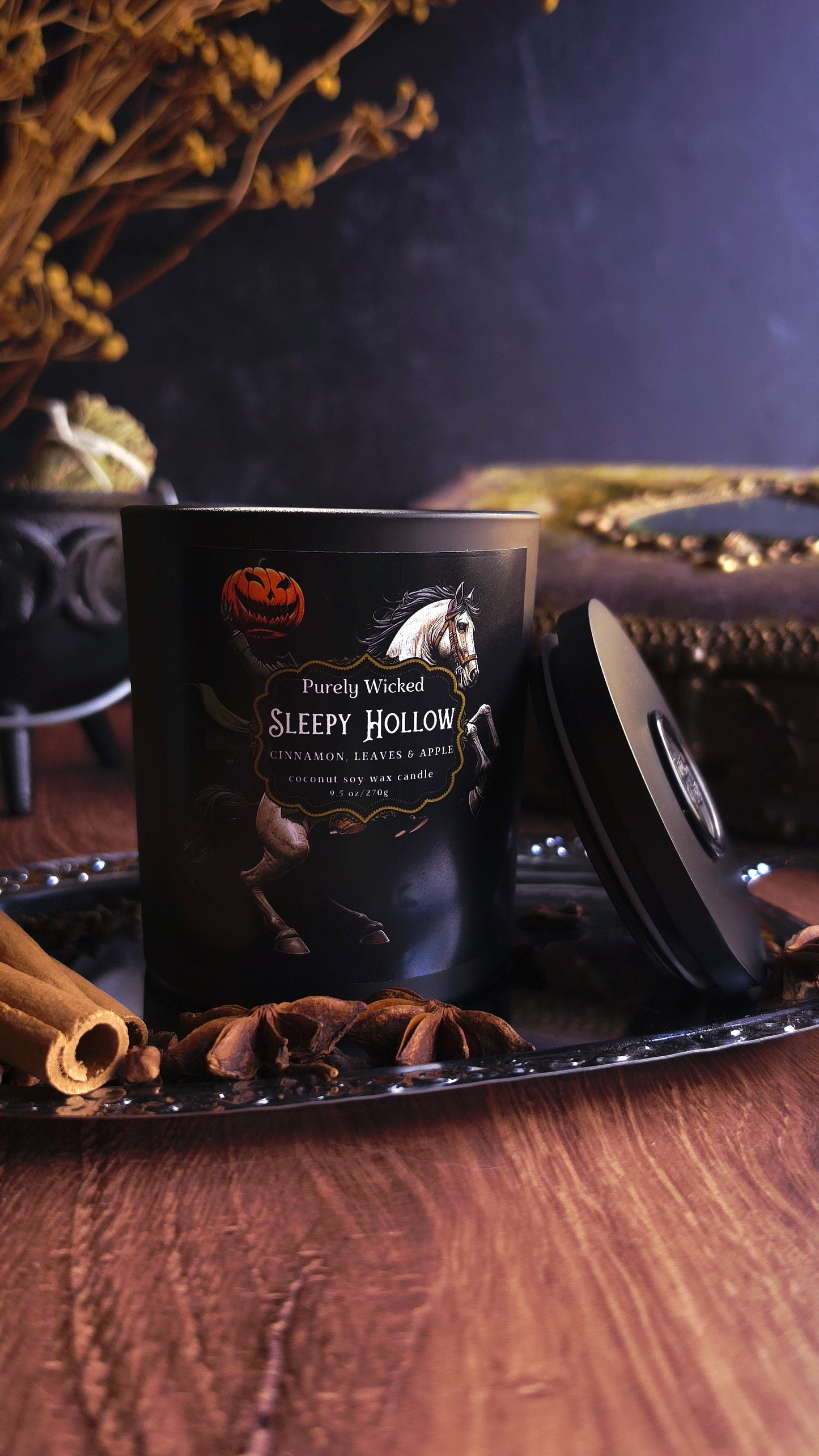 Sleepy Hollow Luxury Soy Candle - Fall Collection