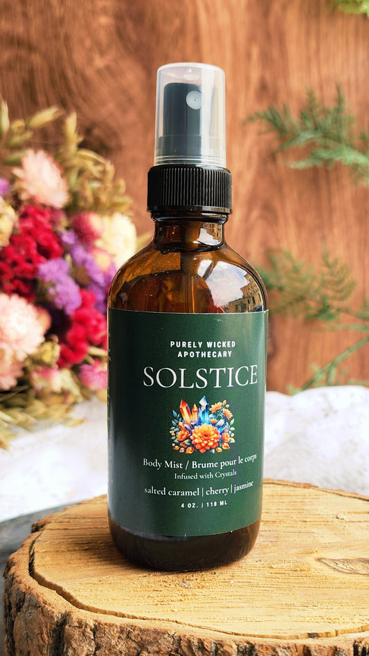 Solstice - Crystal Infused Body Mist NEW!