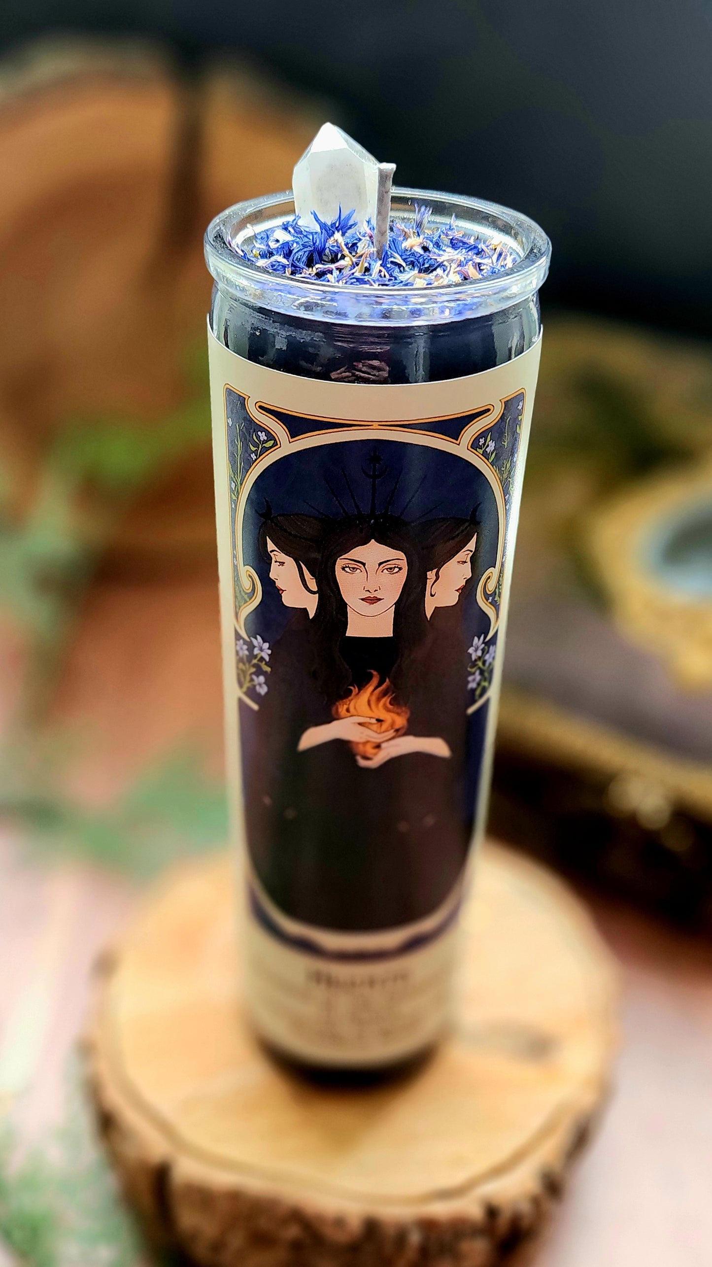 NEW! Hecate - Goddess Pillar Prayer Candle