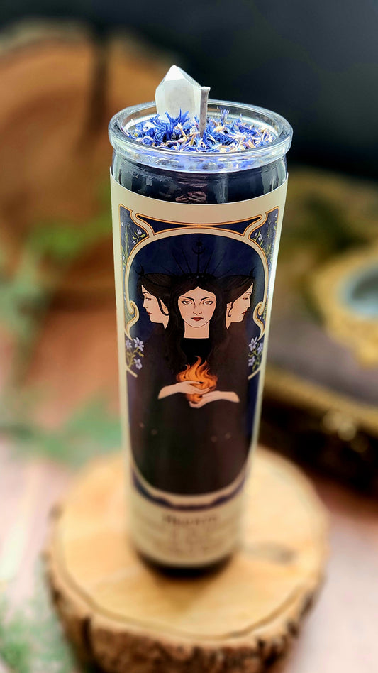 NEW! Hecate - Goddess Pillar Prayer Candle