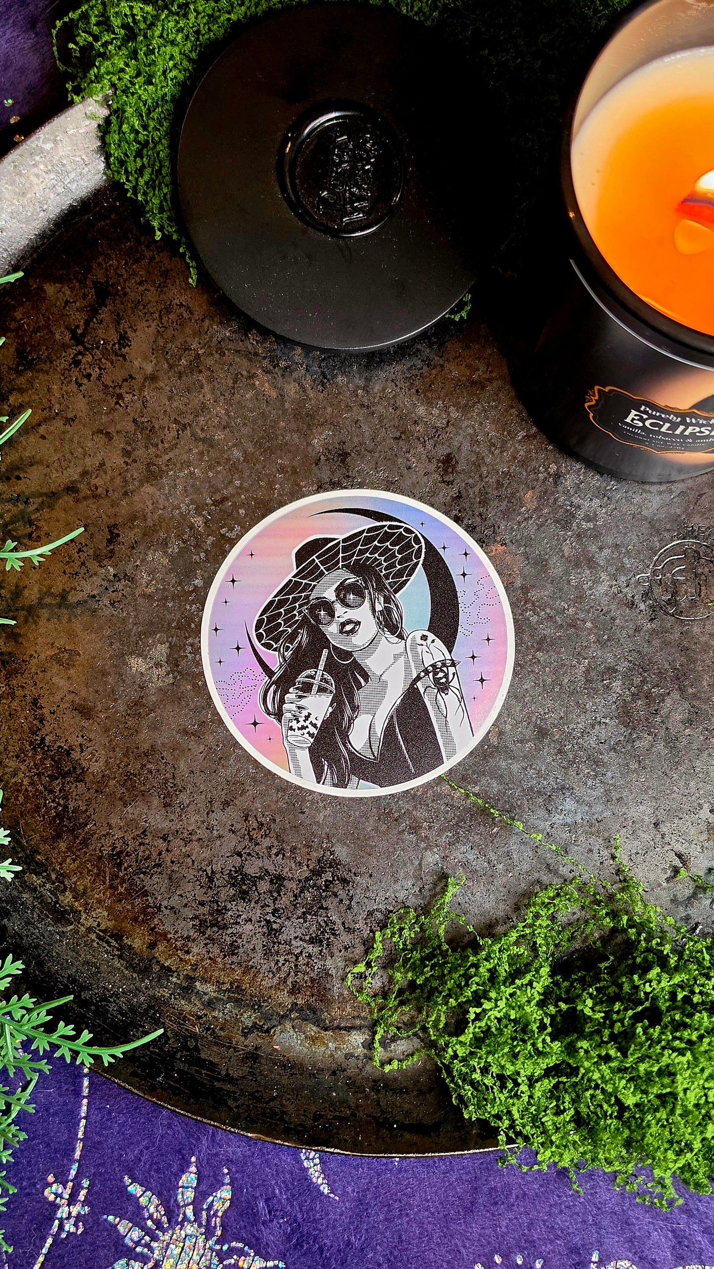 Goth Girl Summer Sticker