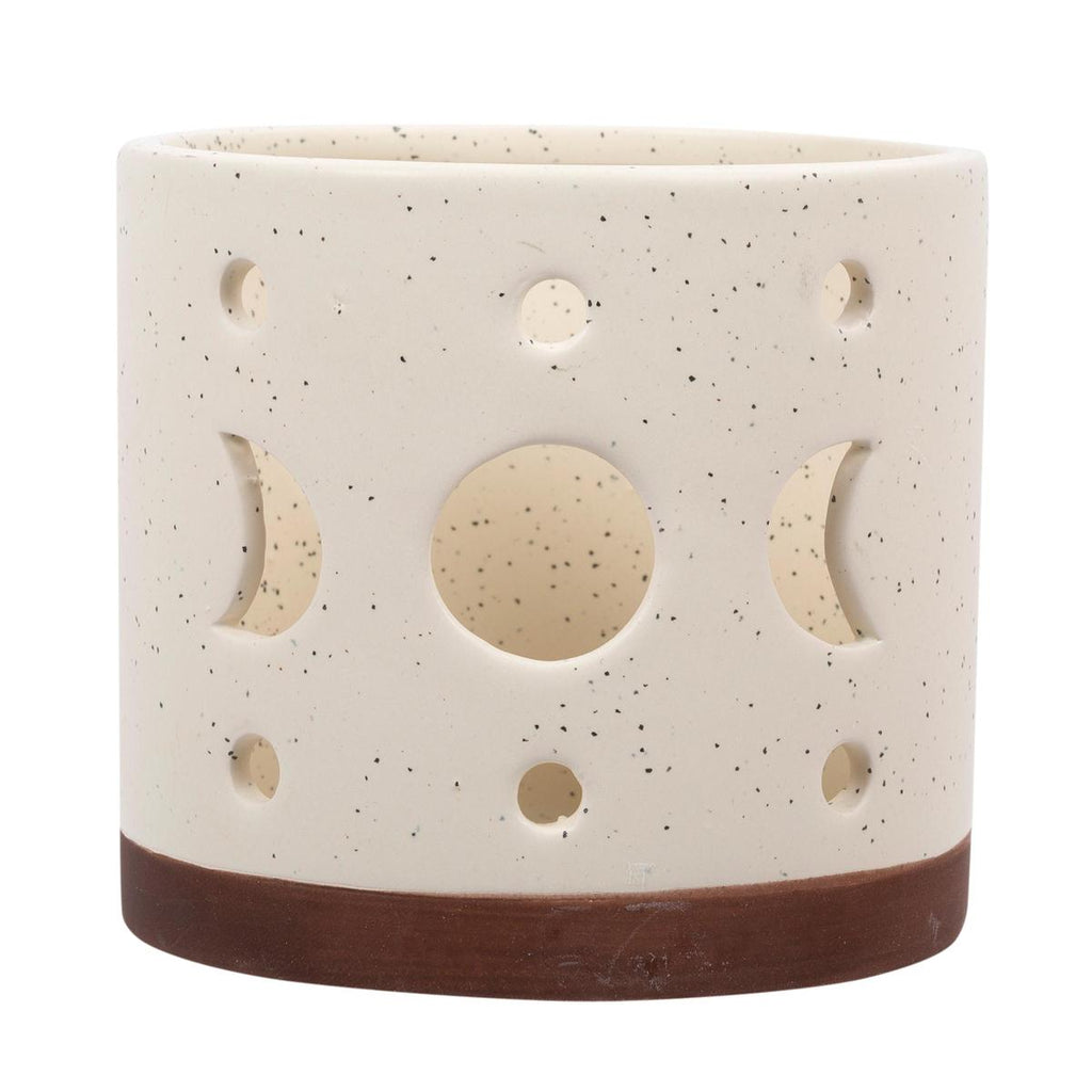 Moon Phases Ceramic Candle Holder- Small