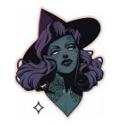 Tattooed Witch Sticker