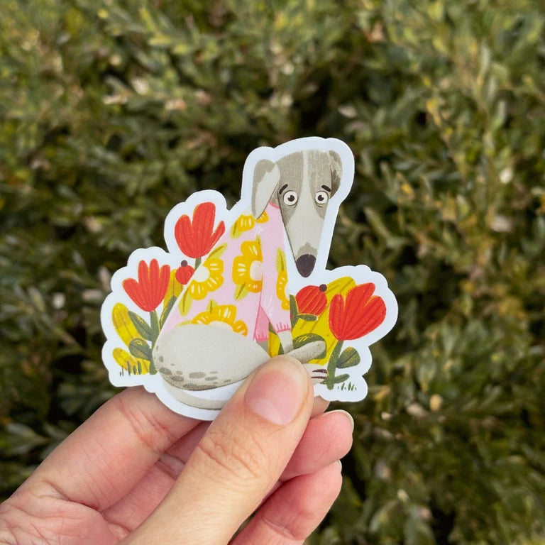 Frightened Fran Vinyl Sticker