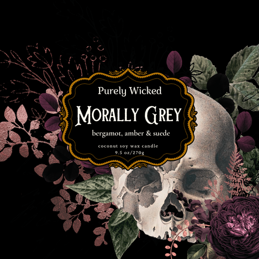 Morally Grey Luxury Candle & Wax Melts - The Dark Romance collection NEW!