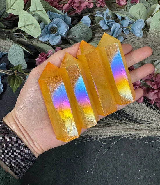 Aura Quartz Points
