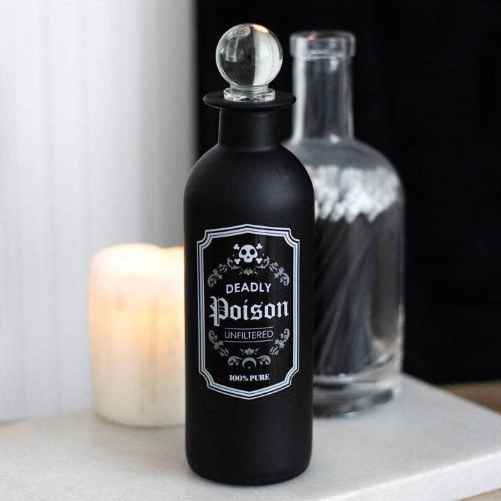 Decorative Glass Deadly Poison Potion Bottle