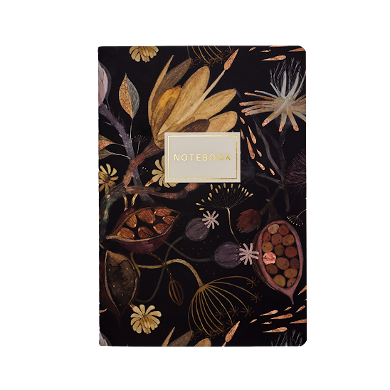 Night Flowers Notebook - 40pgs