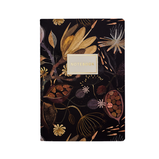 Night Flowers Notebook - 40pgs