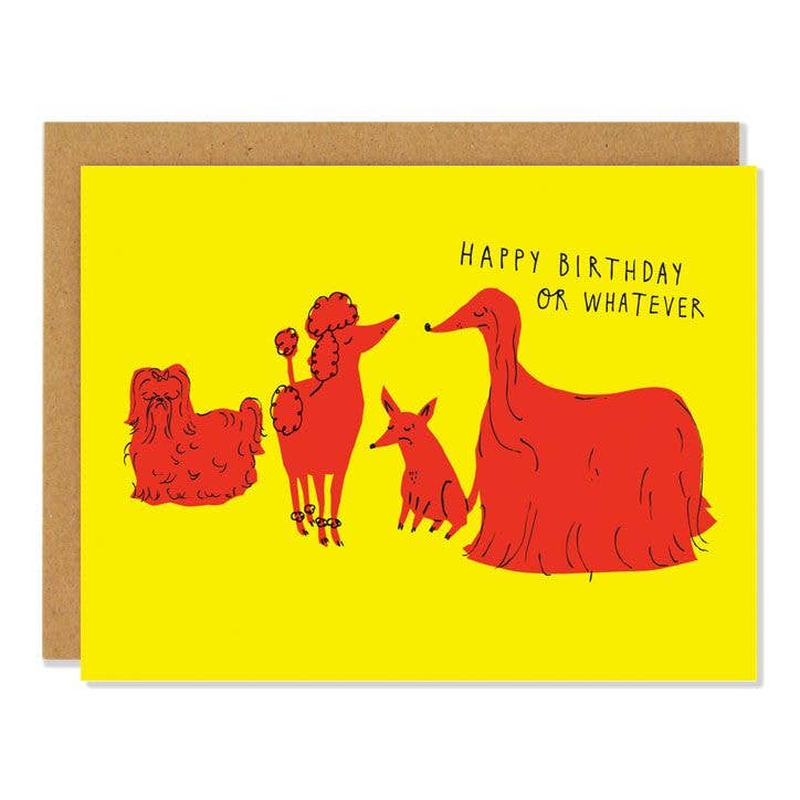 Indifferent Dogs Card