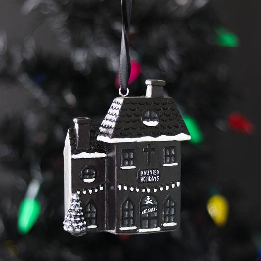 Haunted Holiday House Gothic Decoration