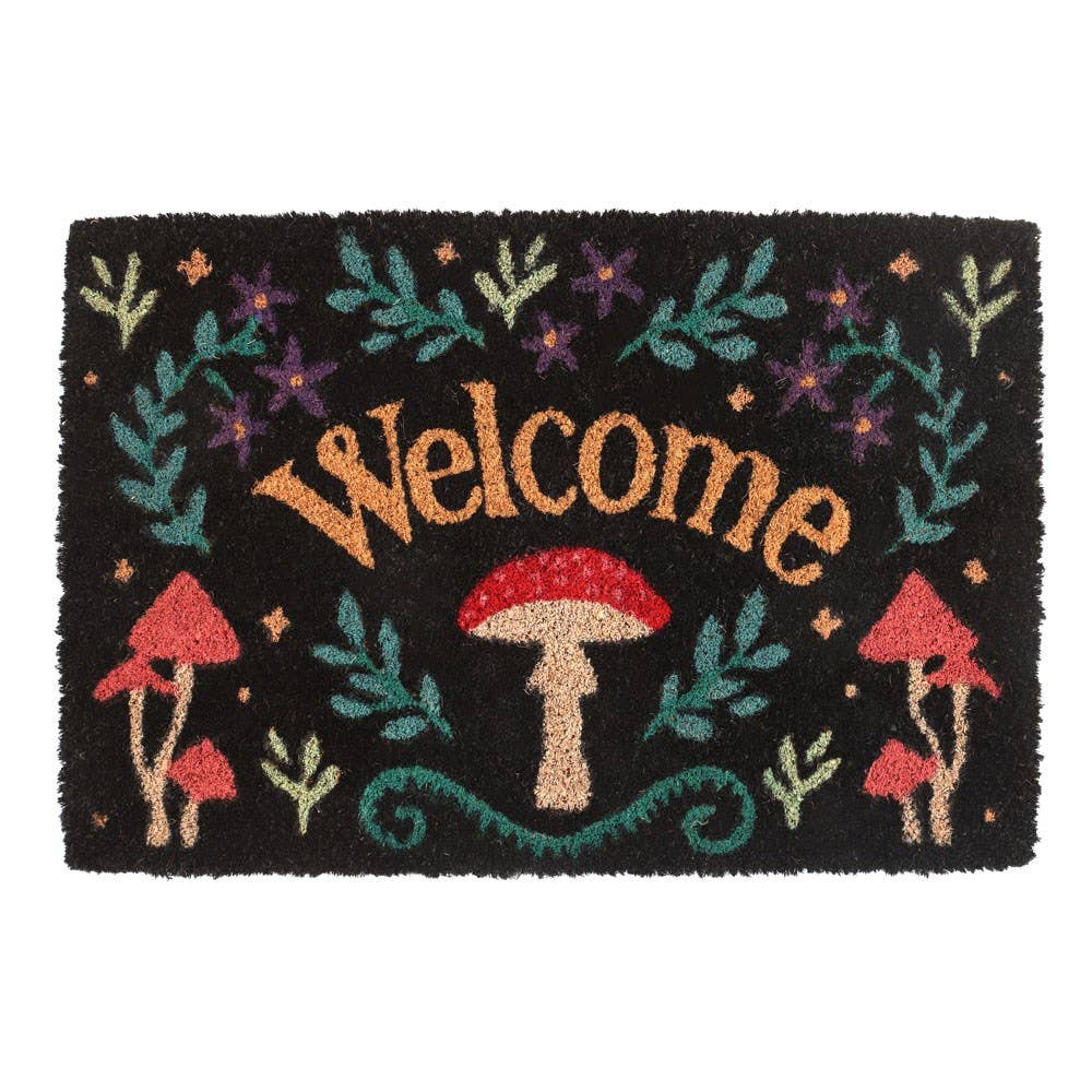 Welcome Mushroom Doormat Home Decor