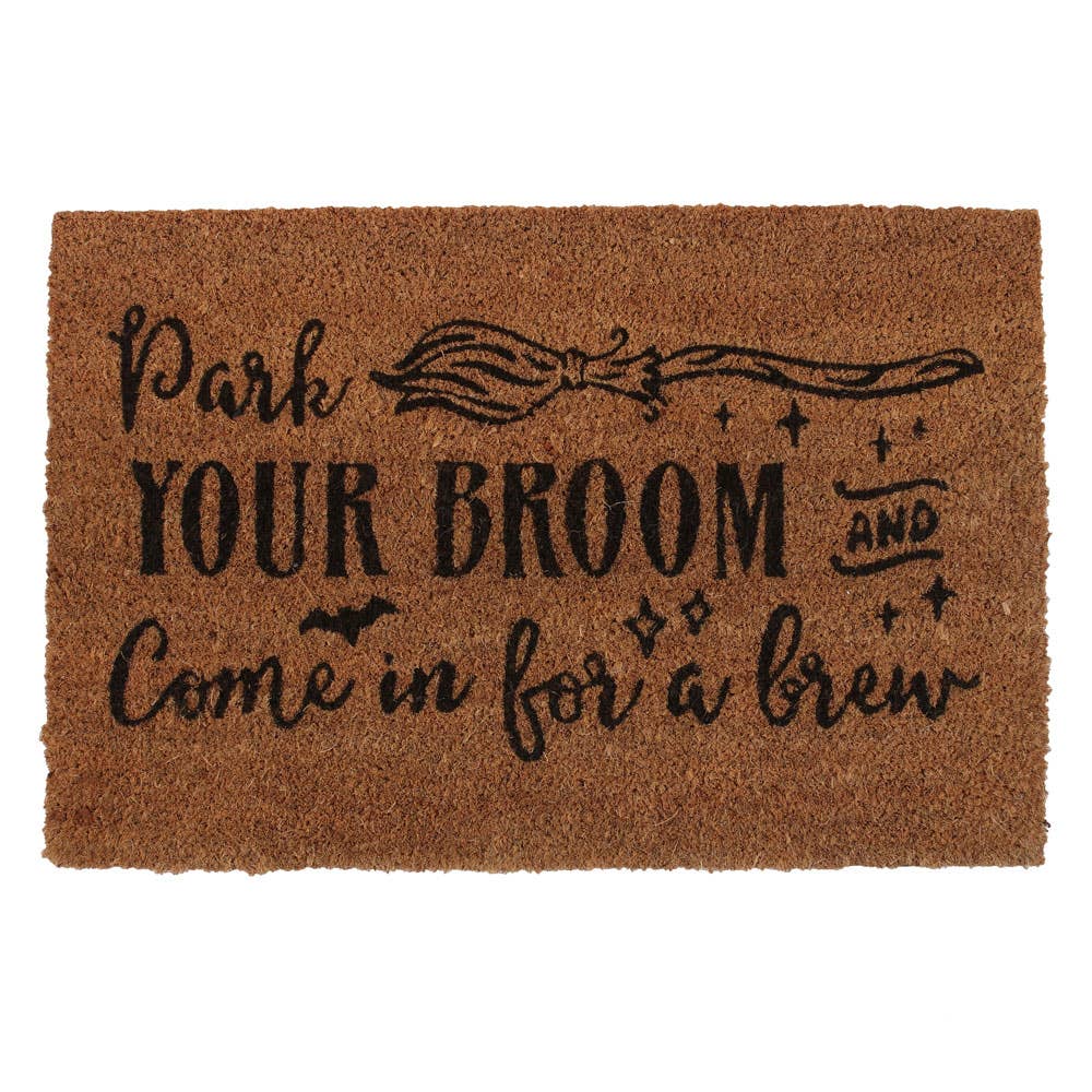 Natural Park Your Broom Doormat
