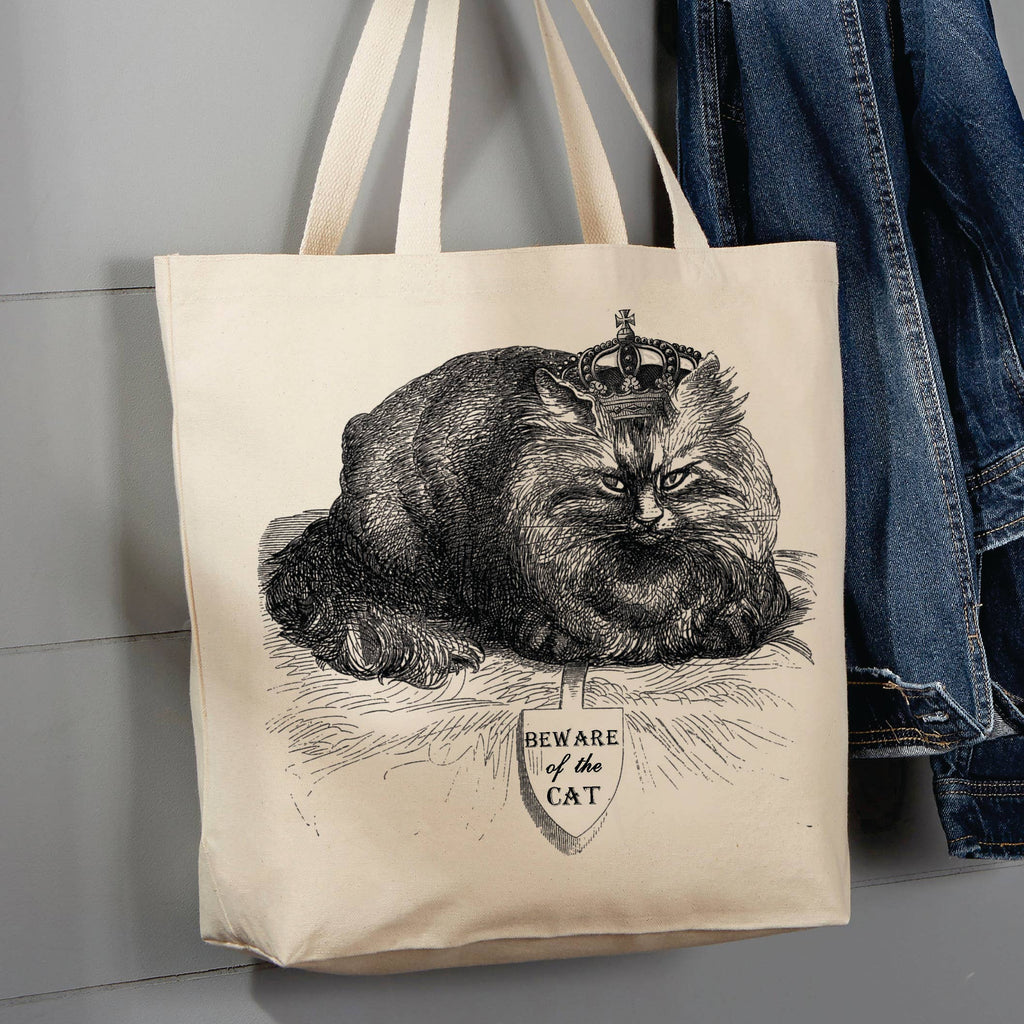 Beware of the Cat !  Tote Bag