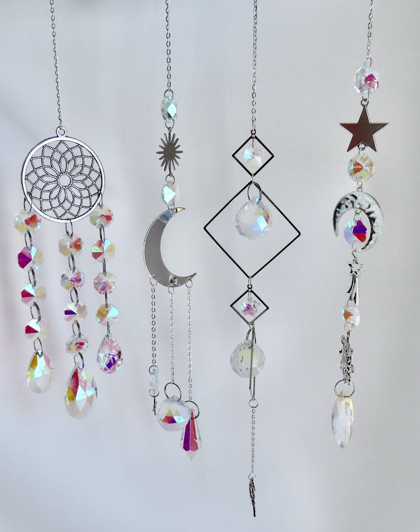 Crystal Suncatcher - Silver