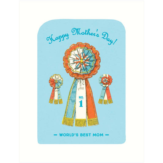 World's Best Mom Mother's Day Greeting Card