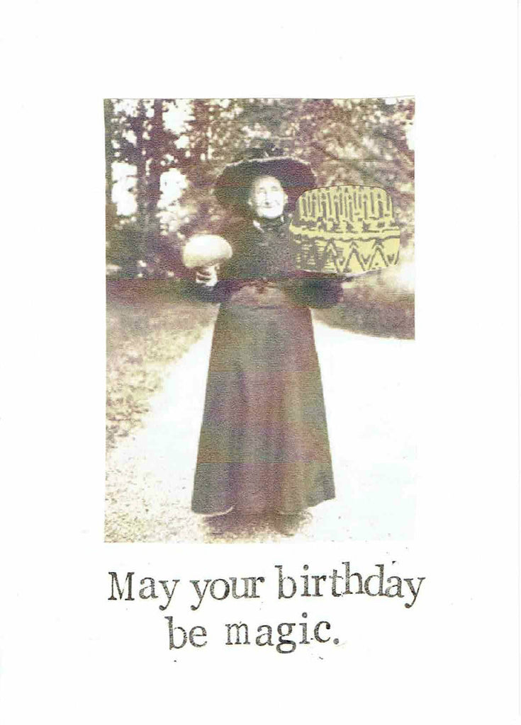 May Your Birthday Be Magic Witch Birthday Card