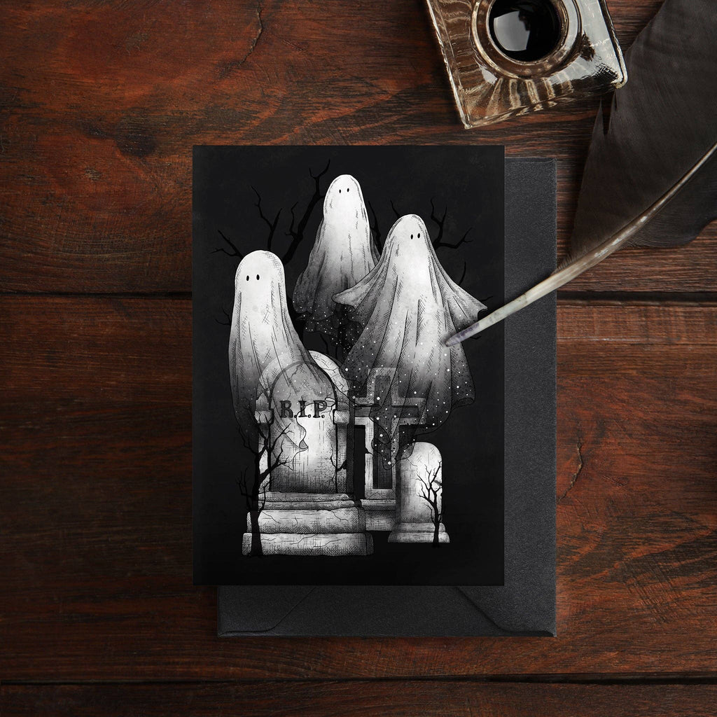 Ghost Family - Greeting Card