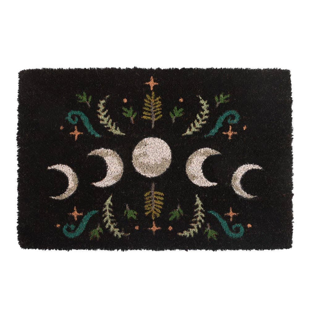 Dark Forest Moon Phase Doormat