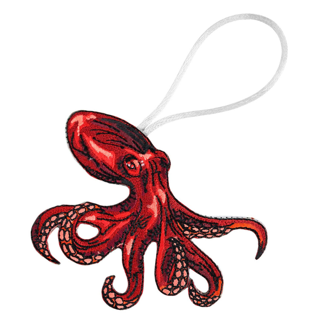 Octopus Ornament - Embroidered