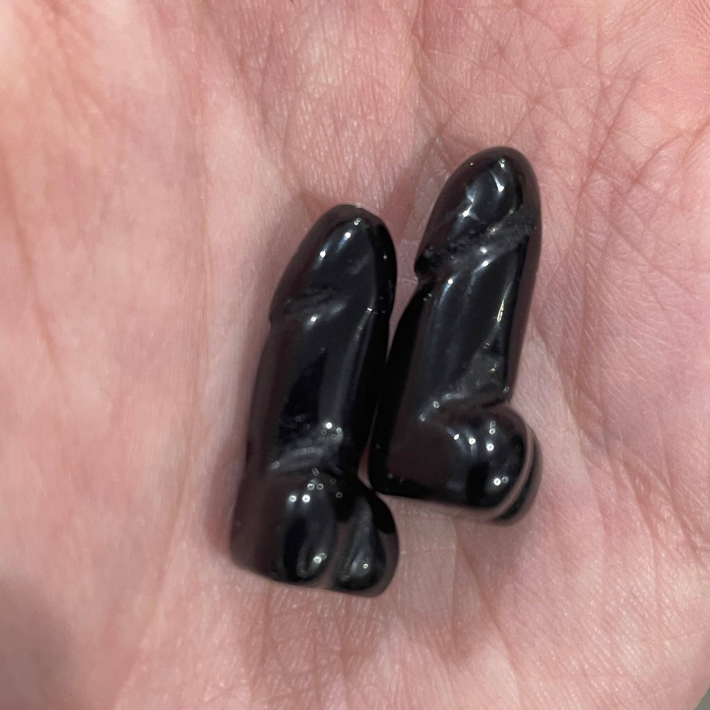 Obsidian Crystal Penis