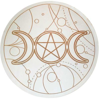 Wood Pendulum Board - Triple Moon