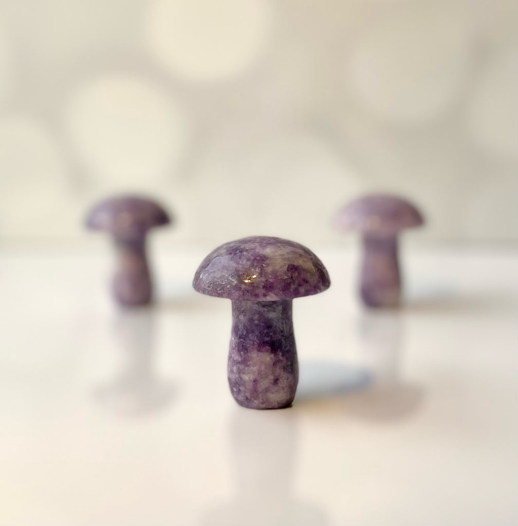 Lepidolite Mushroom