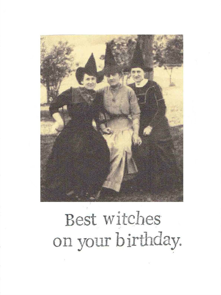 Best Witches On Your Birthday Card