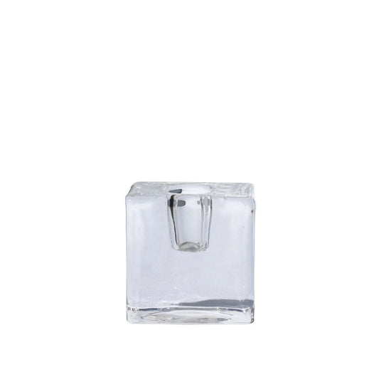 Candle Holder Clear Glass - Chime