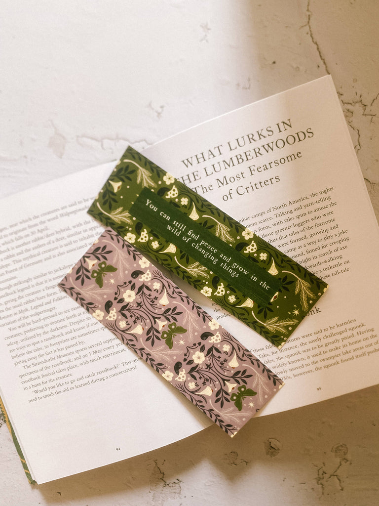 Grow in the Wild Quote Bookmark
