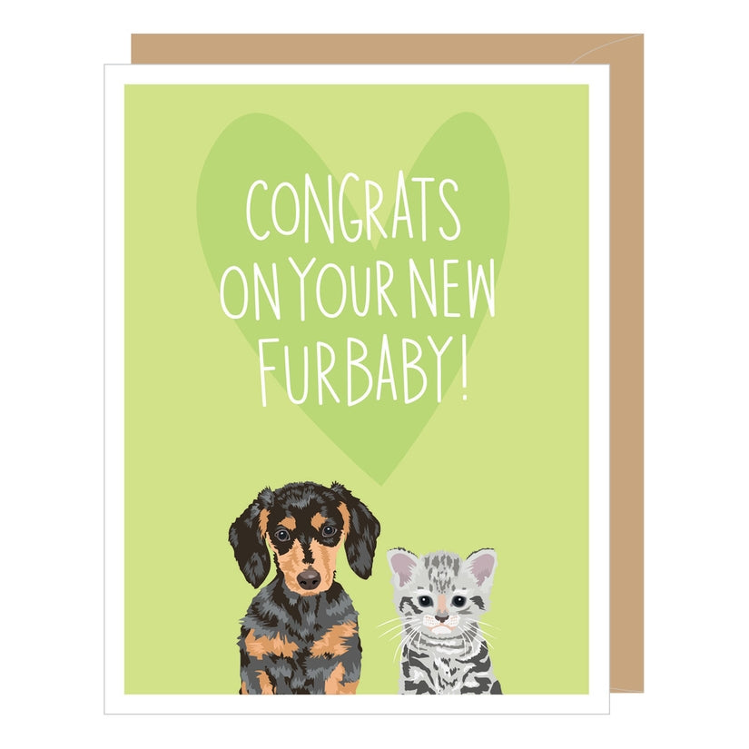 New Furbaby Greeting Card
