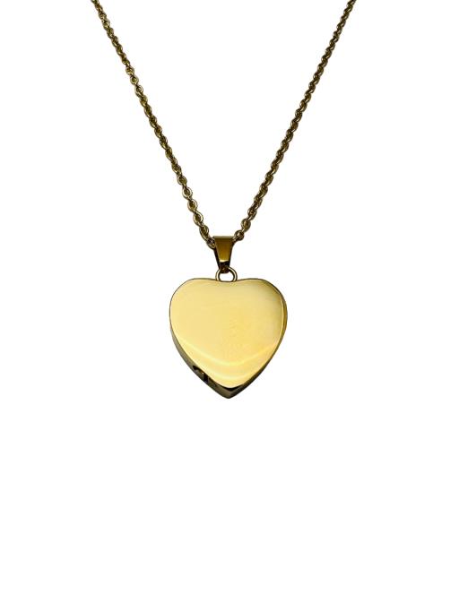 Memorial Keepsake Necklace - Gold Heart