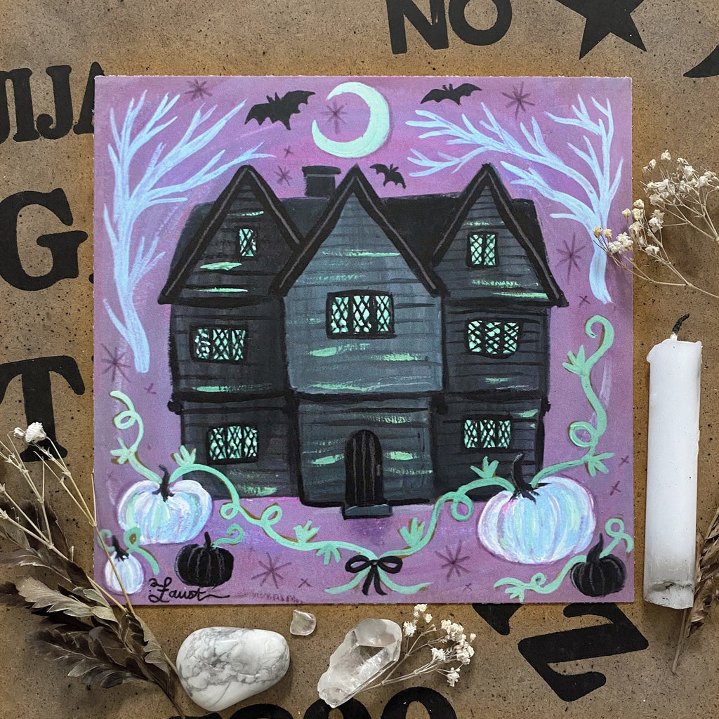 Haunted Salem Witch House - Olivia Faust Art Print