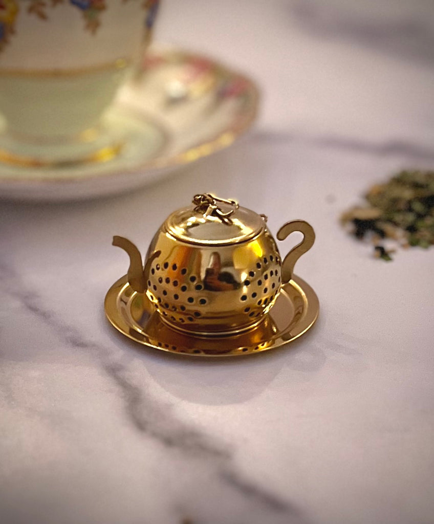 Gold Kettle Tea Infuser