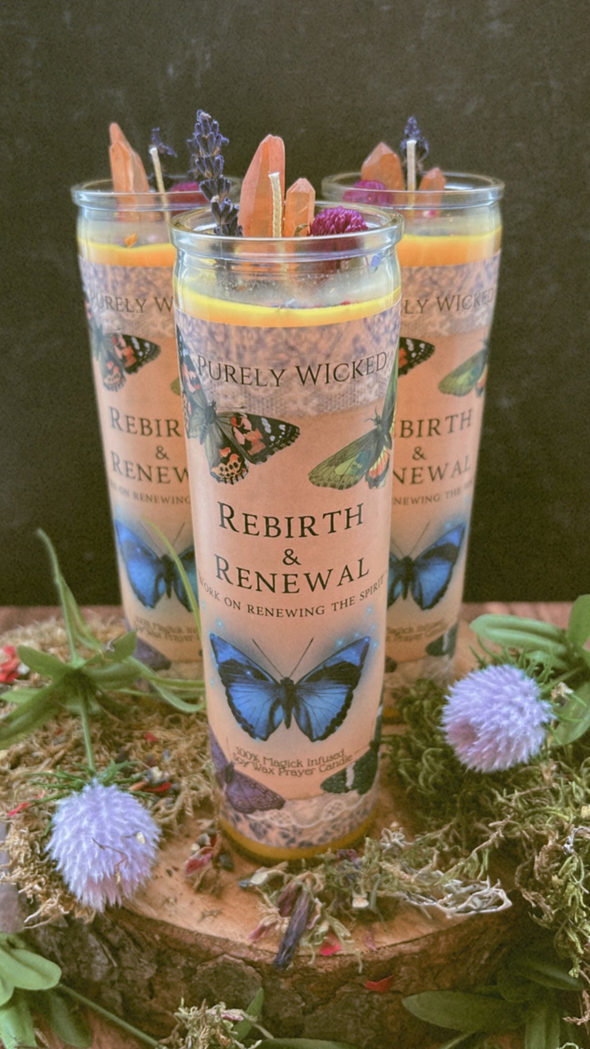 Pillar Prayer Candle - Rebirth & Renewal