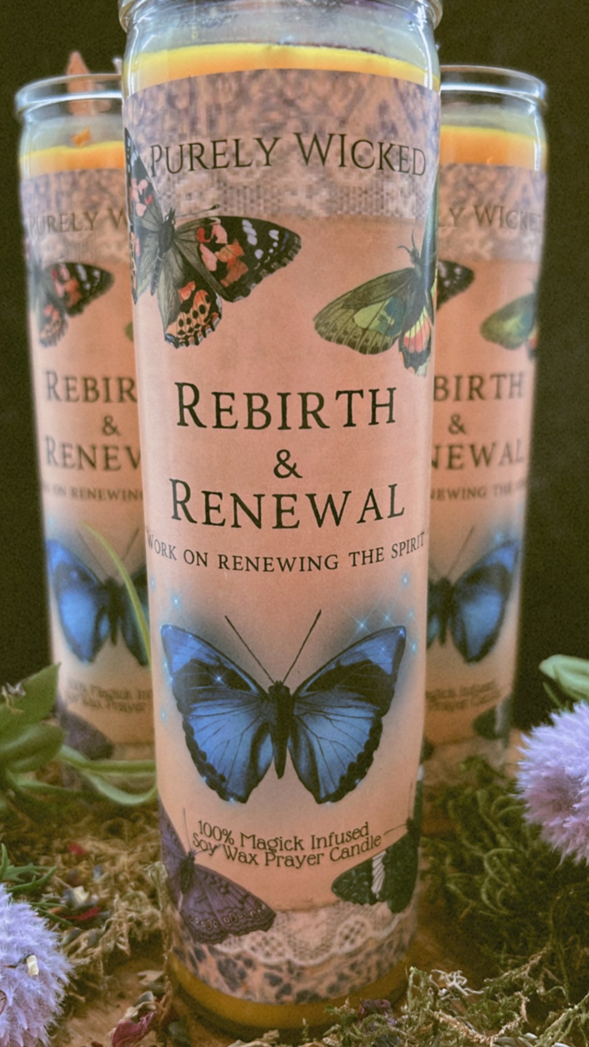 Pillar Prayer Candle - Rebirth & Renewal