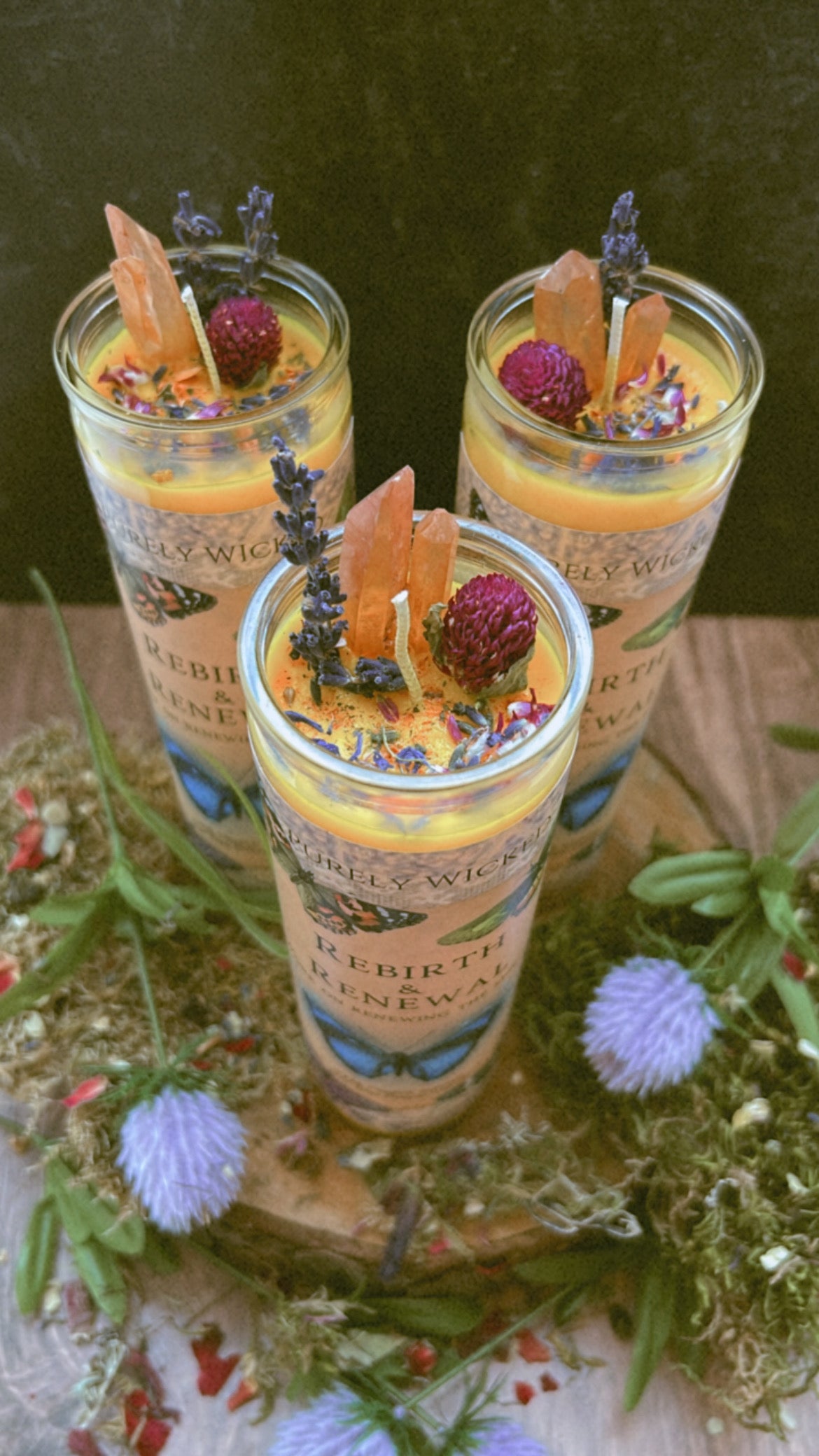 Pillar Prayer Candle - Rebirth & Renewal