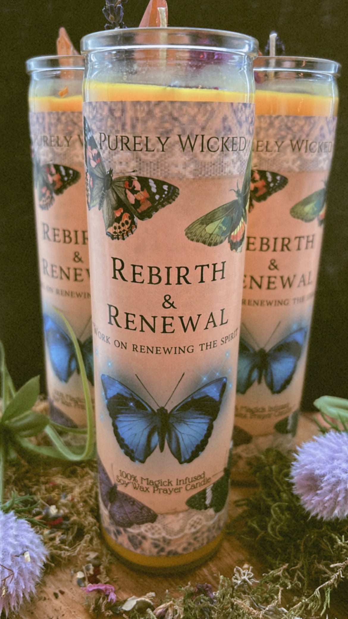 Pillar Prayer Candle - Rebirth & Renewal