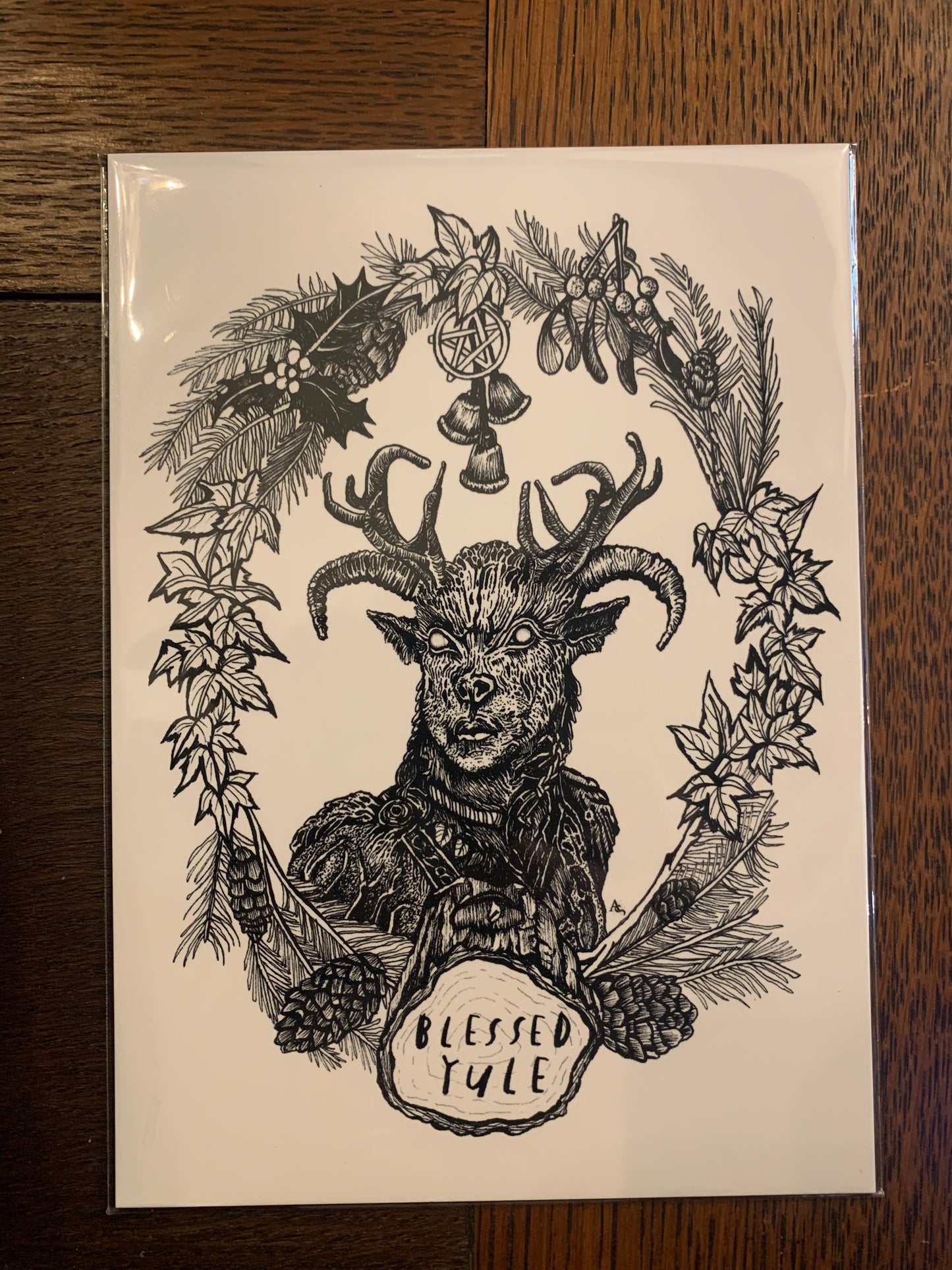 Occult Inks - Blessed Yule Art Print