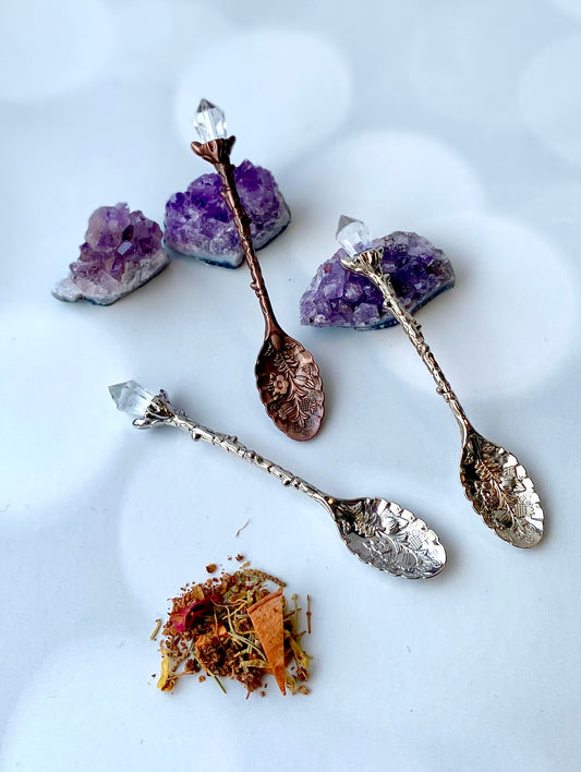 Assorted Crystal Spoons